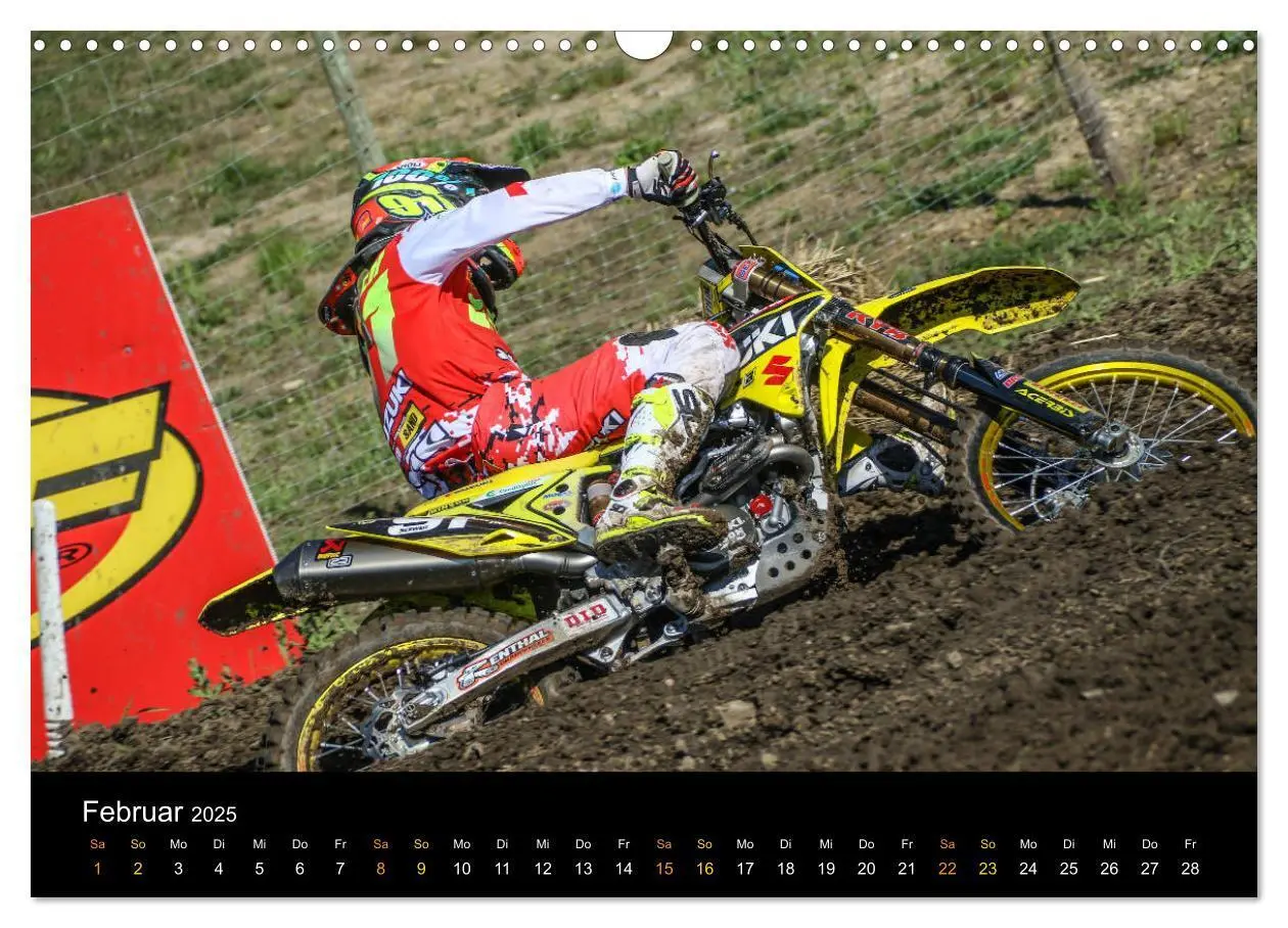 Bild: 9783435433469 | MX Racing 2025 (Wandkalender 2025 DIN A3 quer), CALVENDO...