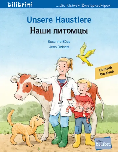 Cover: 9783695053469 | Unsere Haustiere (Deutsch-Russisch) | Zweisprachiges Kinderbuch | Böse