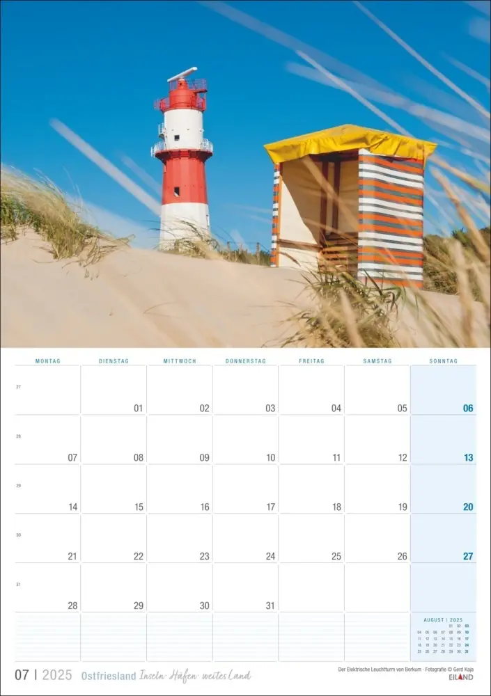 Bild: 9783964023469 | Ostfriesland Kalender 2025 - Inseln · Häfen · weites Land | Kalender