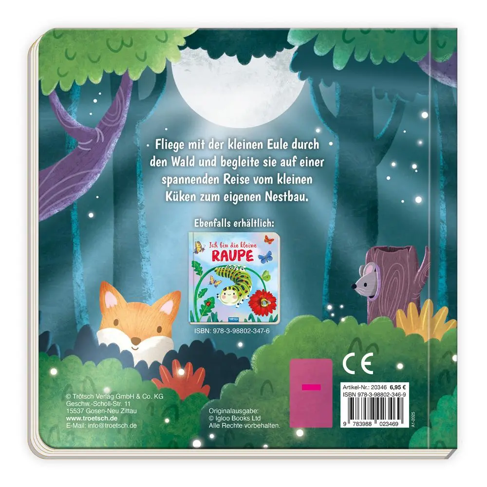 Bild: 9783988023469 | Trötsch Pappenbuch mit Reimen Ich bin die kleine Eule | KG | Buch