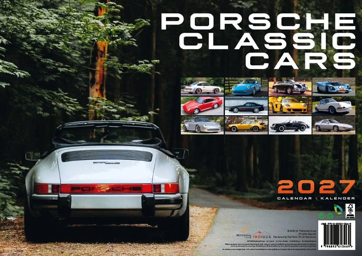 Bild: 9798893613469 | Porsche Classics Kalender 2027 | Klassik | Kalender | 14 S. | Deutsch