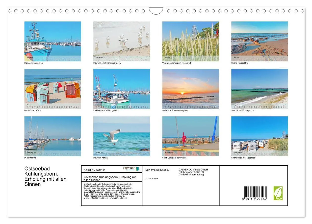 Bild: 9783383953569 | Ostseebad Kühlungsborn. Erholung mit allen Sinnen (Wandkalender...