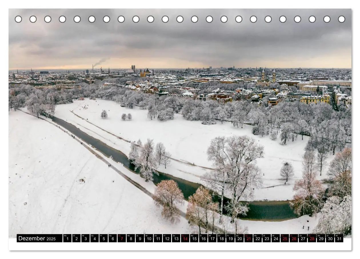 Bild: 9783435283569 | Mein München aus der Luft (Tischkalender 2025 DIN A5 quer),...
