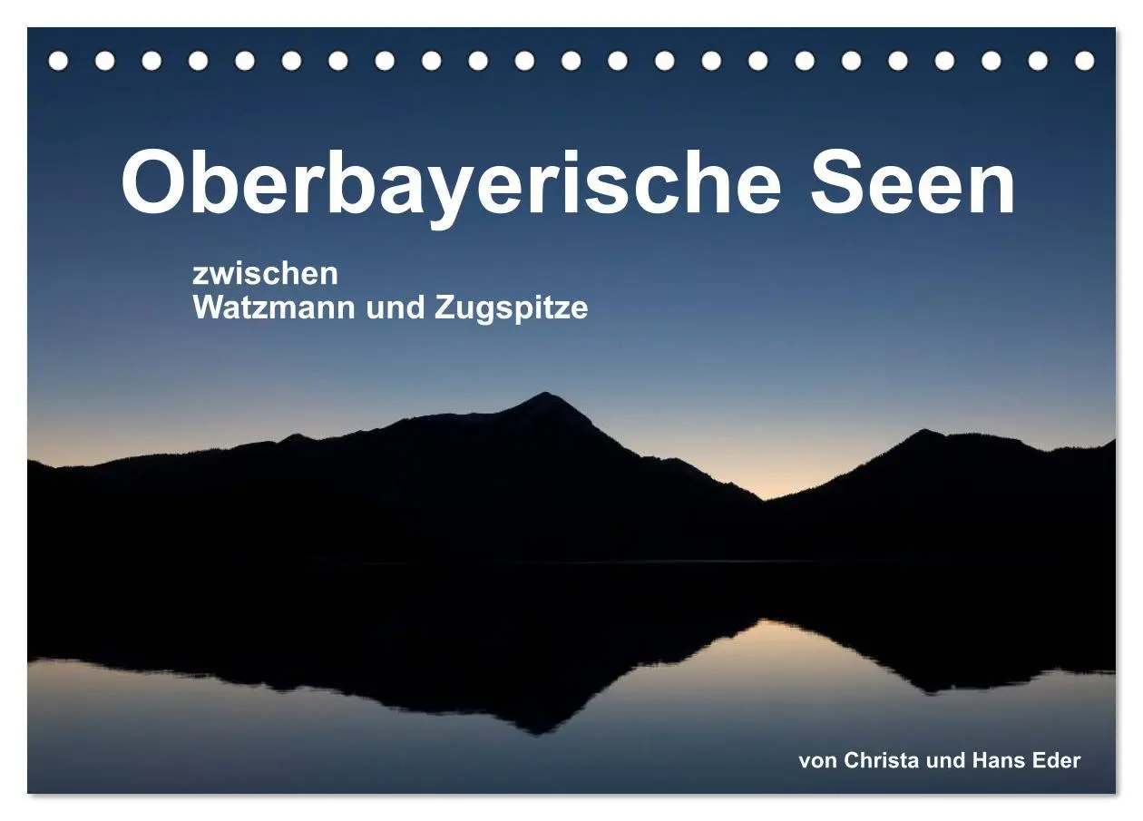Cover: 9783516223569 | Oberbayerische Seen (Tischkalender 2026 DIN A5 quer), CALVENDO...