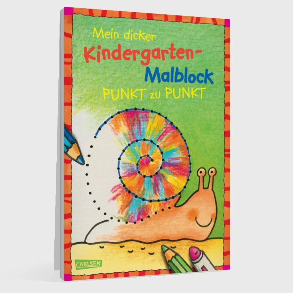 Bild: 9783551183569 | Mein dicker Kindergarten-Malblock. Von Punkt zu Punkt | Eva Muszynski
