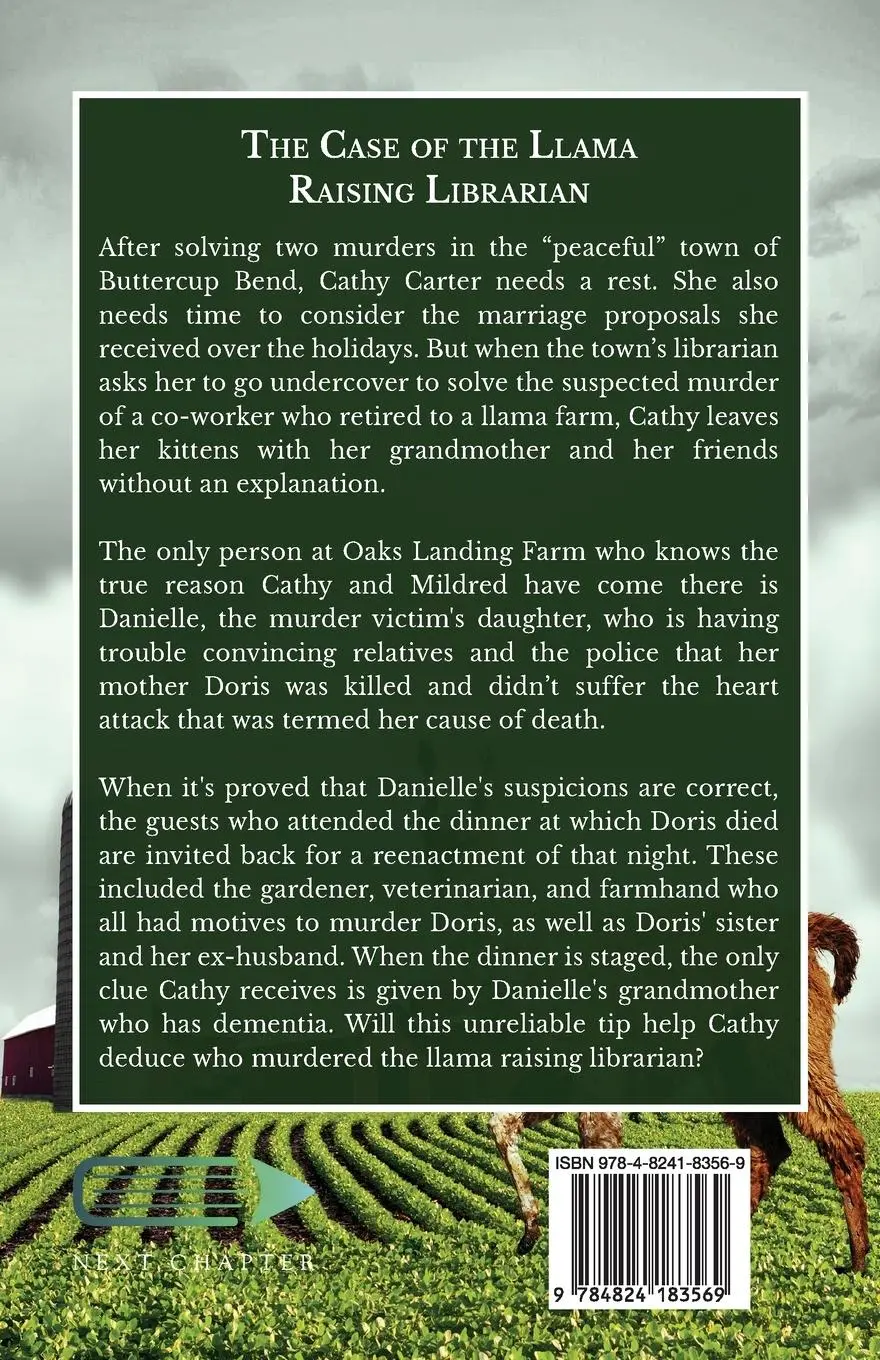 Rückseite: 9784824183569 | The Case of the Llama Raising Librarian | Debbie De Louise | Buch