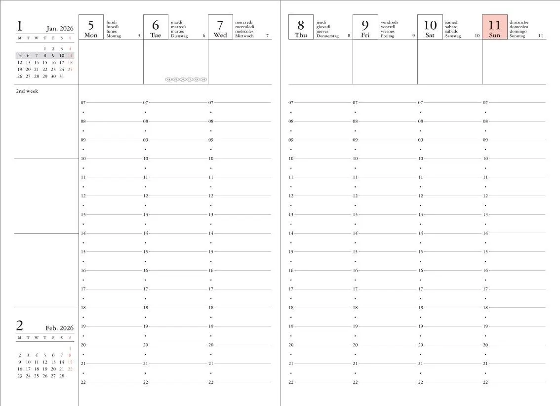 Bild: 4550045143669 | MARK'S 2025/26 Refill, Taschenkalender, A6 | MARK'S Inc. | Buch | 2025