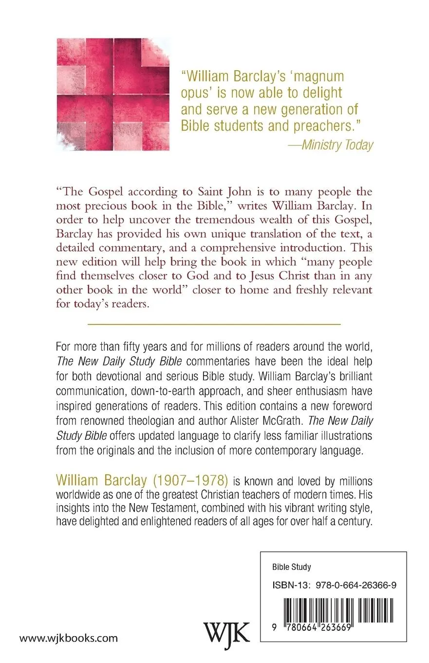 Rückseite: 9780664263669 | The Gospel of John, Volume 1 | William Barclay | Taschenbuch | 2017