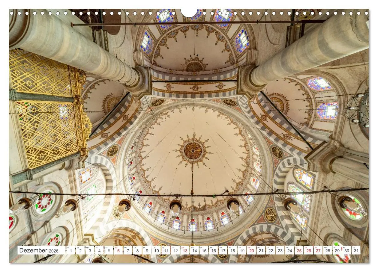 Bild: 9783457293669 | Istanbul - Faszination Moschee (Wandkalender 2026 DIN A3 quer),...