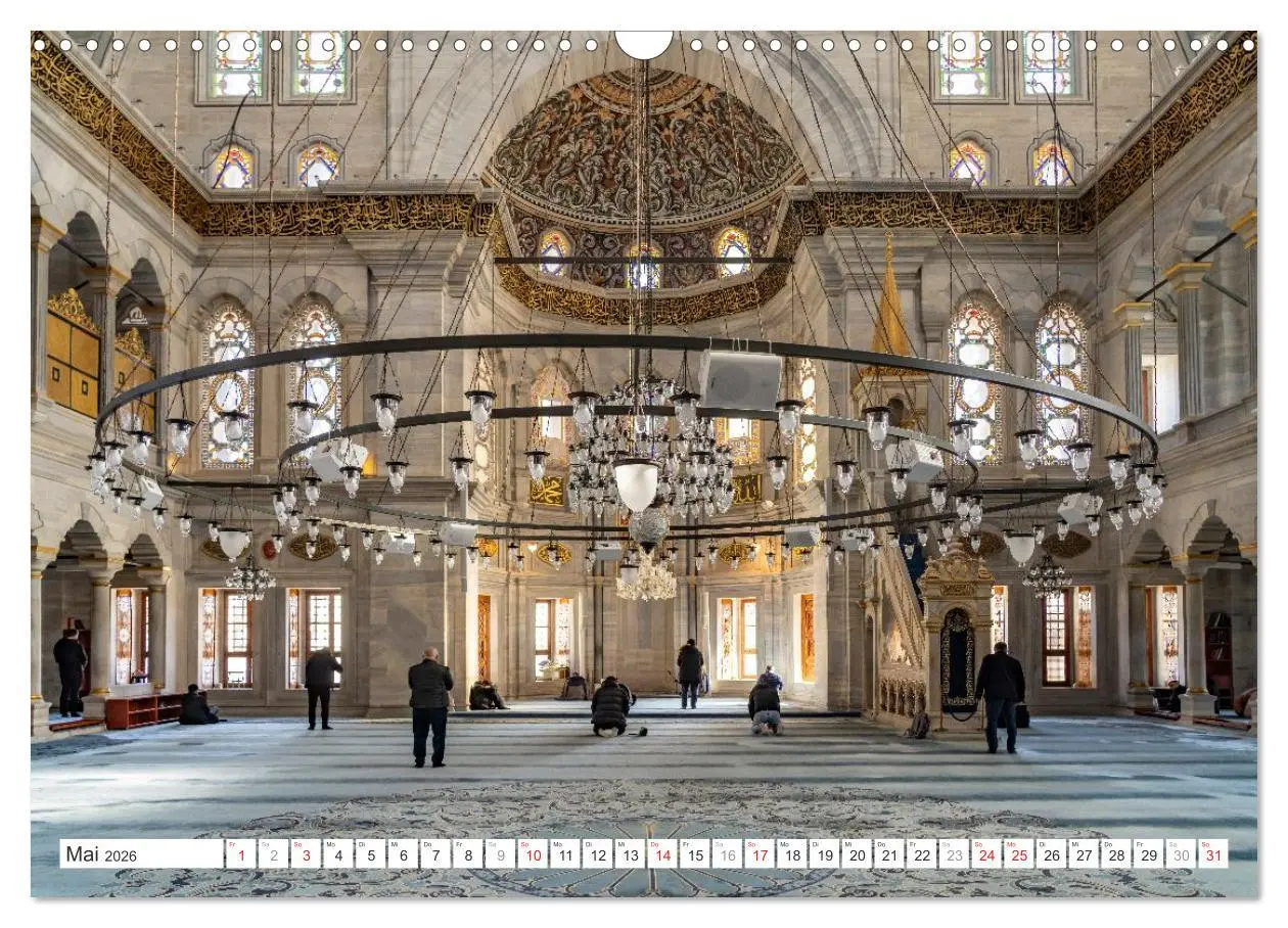 Bild: 9783457293669 | Istanbul - Faszination Moschee (Wandkalender 2026 DIN A3 quer),...