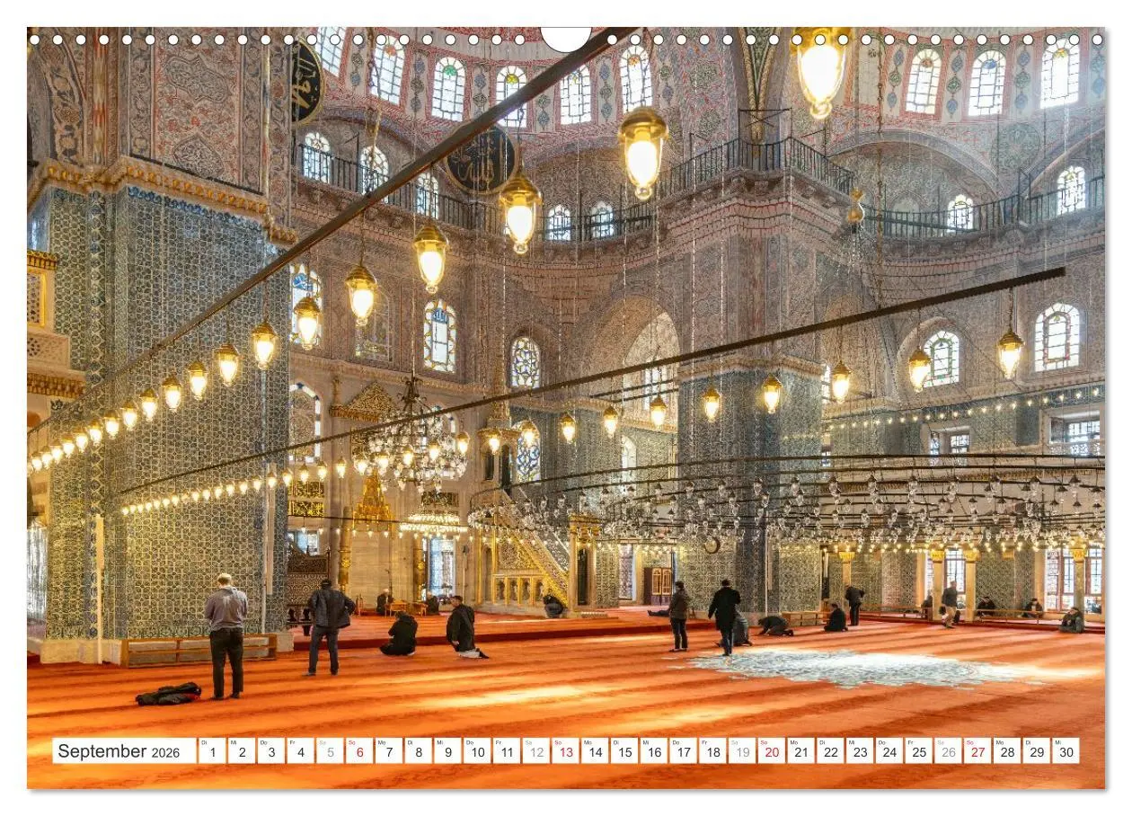 Bild: 9783457293669 | Istanbul - Faszination Moschee (Wandkalender 2026 DIN A3 quer),...