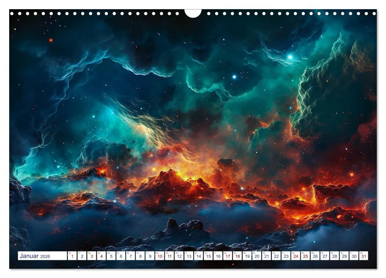 Bild: 9783457503669 | Ferne Welten (Wandkalender 2026 DIN A3 quer), CALVENDO Monatskalender
