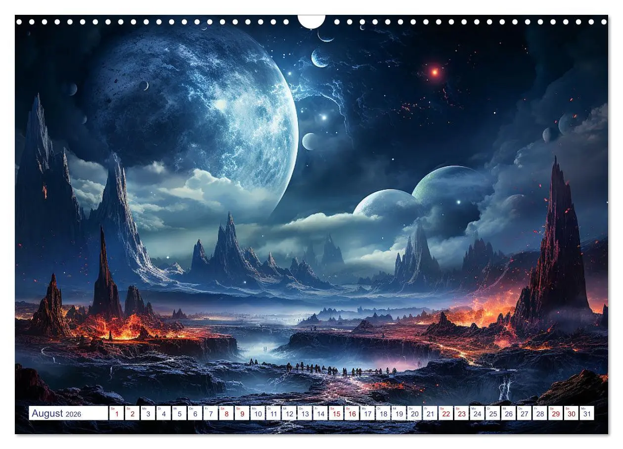 Bild: 9783457503669 | Ferne Welten (Wandkalender 2026 DIN A3 quer), CALVENDO Monatskalender