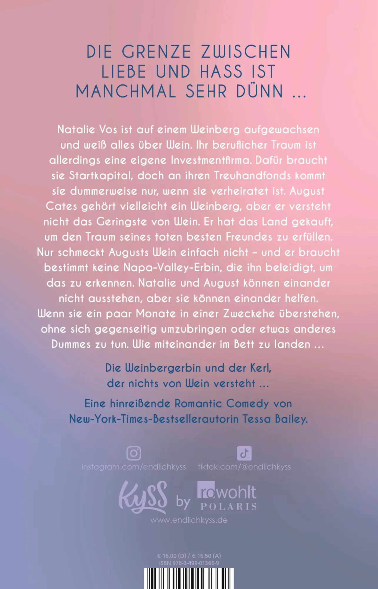 Rückseite: 9783499013669 | Actually Yours | Tessa Bailey | Taschenbuch | 416 S. | Deutsch | 2024
