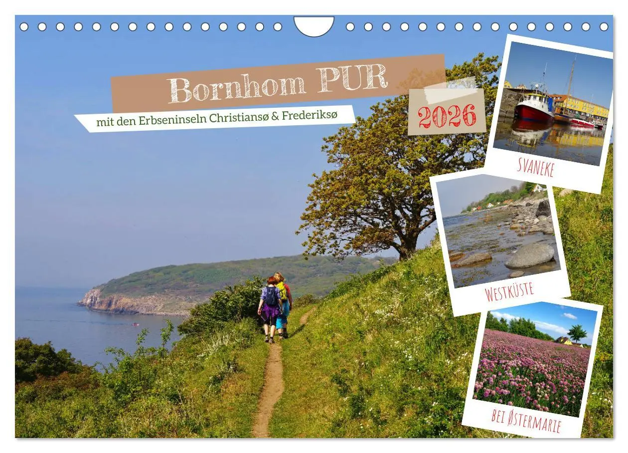 Cover: 9783516213669 | Bornholm Pur (Wandkalender 2026 DIN A4 quer), CALVENDO Monatskalender