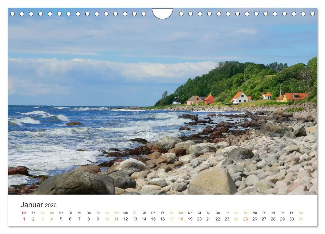Bild: 9783516213669 | Bornholm Pur (Wandkalender 2026 DIN A4 quer), CALVENDO Monatskalender