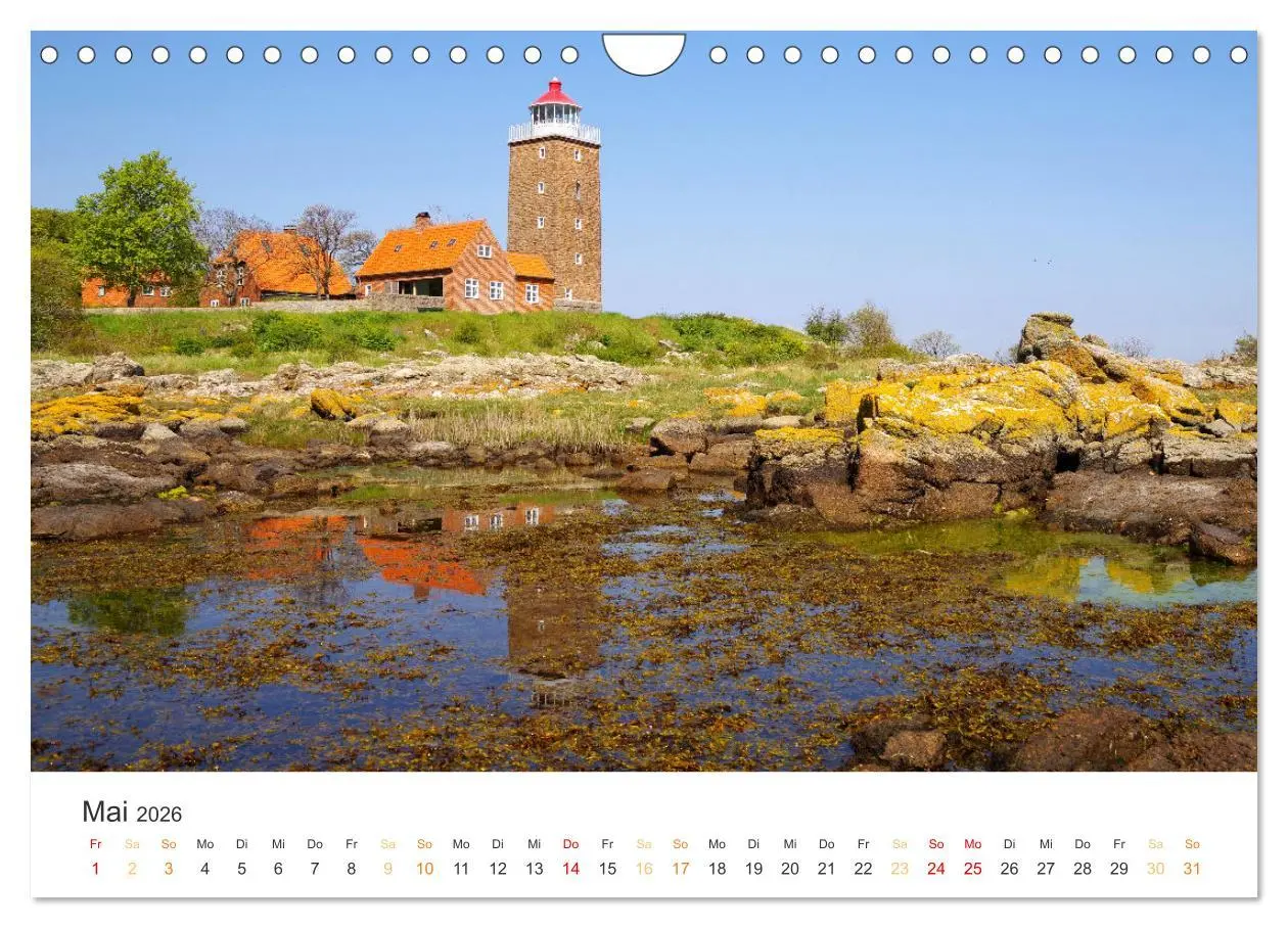 Bild: 9783516213669 | Bornholm Pur (Wandkalender 2026 DIN A4 quer), CALVENDO Monatskalender