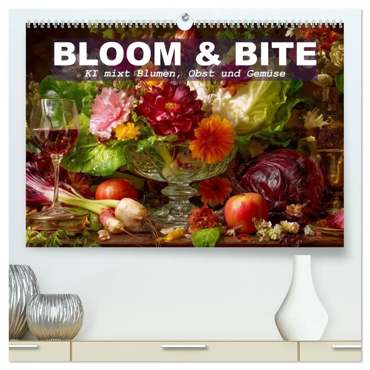 Cover: 9783516693669 | Bloom und Bite. KI mixt Blumen, Obst und Gemüse (hochwertiger...