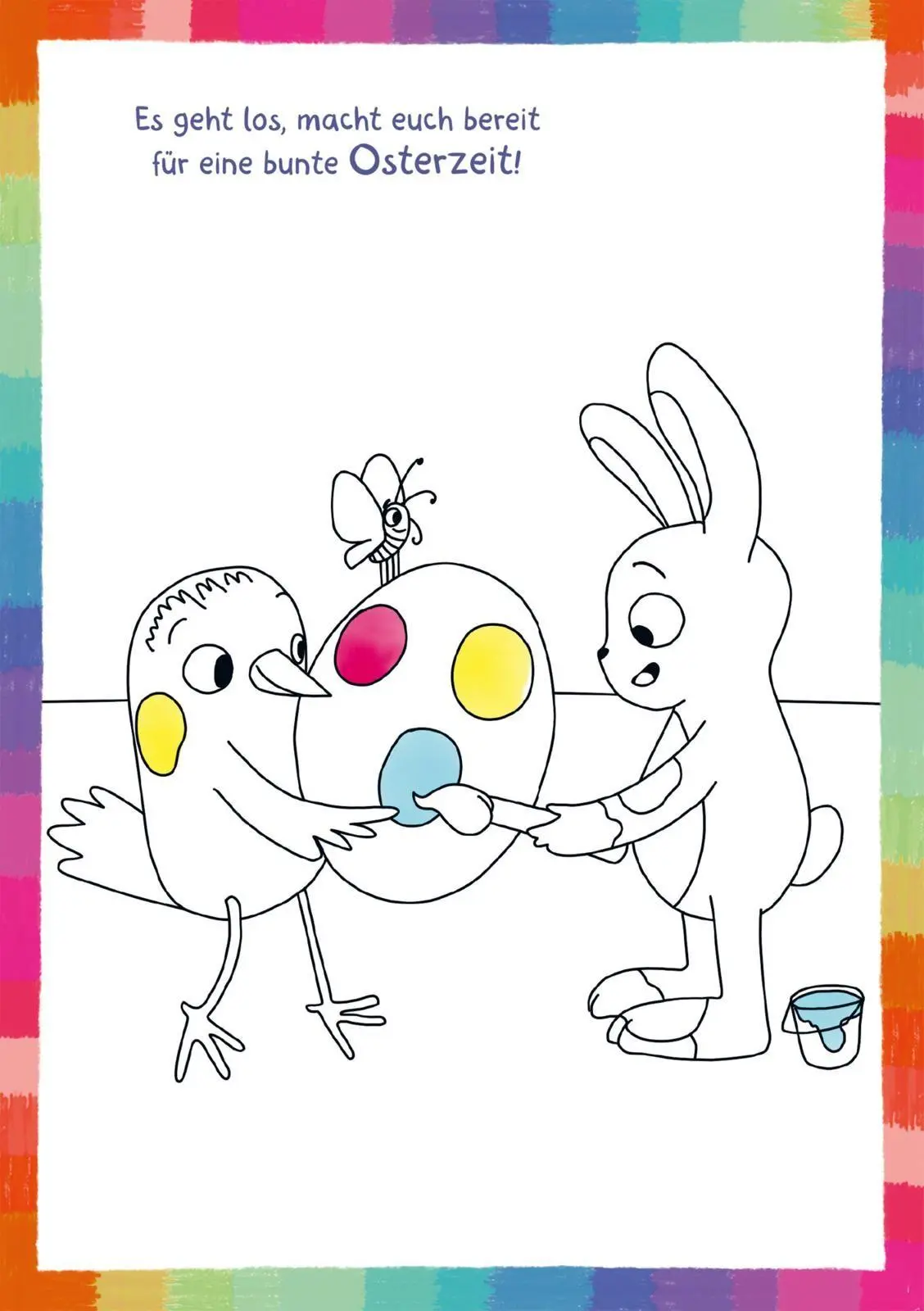 Bild: 9783551173669 | Mein bunter Oster-Malblock | Lucie Göpfert | Taschenbuch | 96 S.