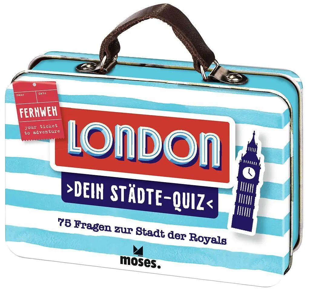 Cover: 9783964553669 | Dein Städte-Quiz London | 75 Fragen zur Stadt der Royals | Elke Vogel