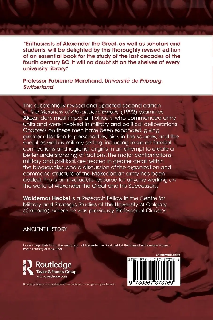 Rückseite: 9780367873769 | Alexander's Marshals | Waldemar Heckel | Taschenbuch | Englisch | 2019