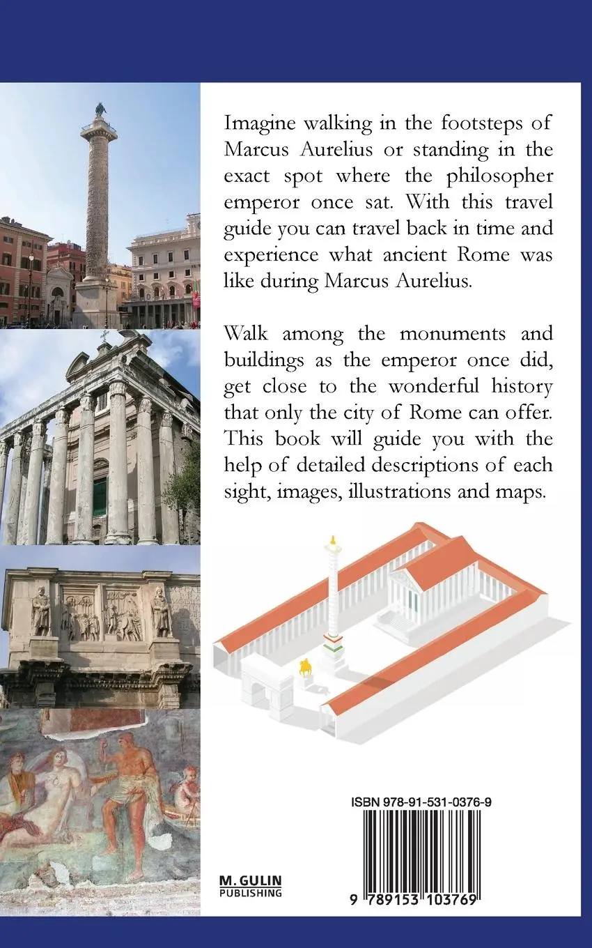 Rückseite: 9789153103769 | The City Guide to Marcus Aurelius Rome | M. Gulin | Taschenbuch | 2024