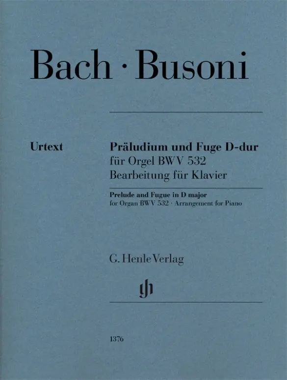 Cover: 9790201813769 | Ferruccio Busoni - Präludium und Fuge D-dur für Orgel BWV 532 | Buch
