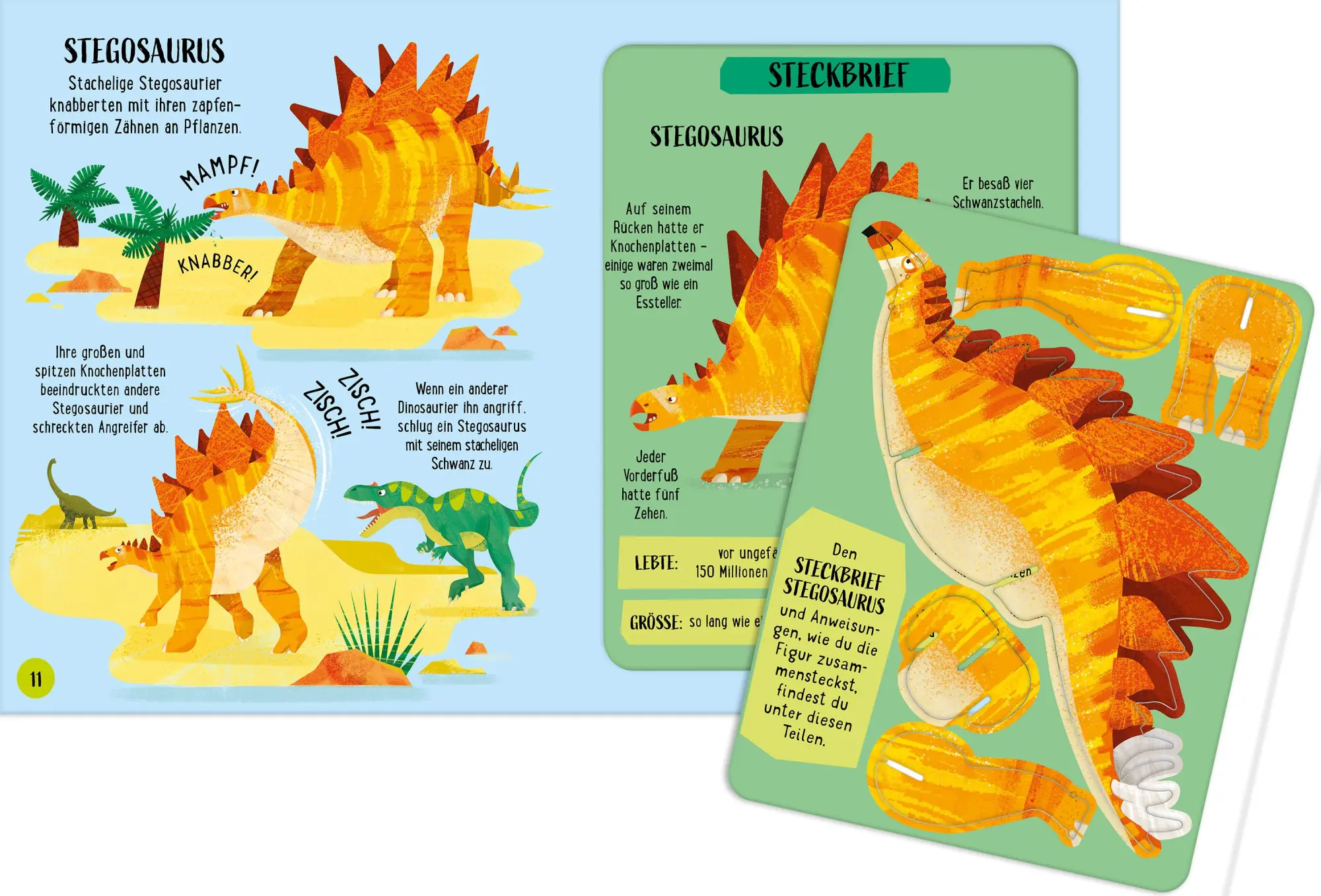 Bild: 9781035703869 | Zusammenstecken und Entdecken: Dinosaurier | Buch | 12 S. | Deutsch