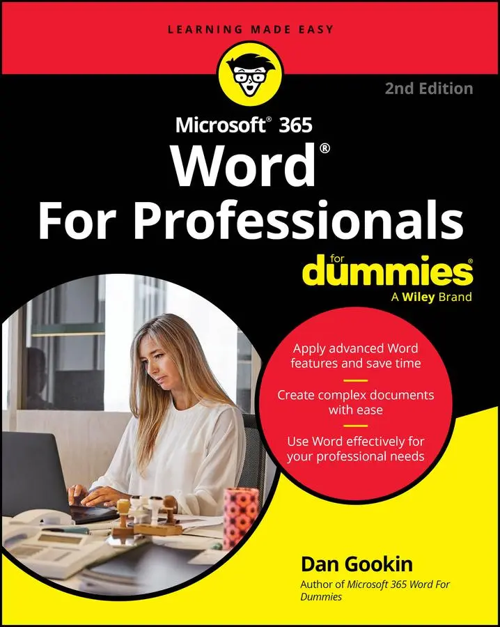 Cover: 9781394323869 | Microsoft 365 Word For Professionals For Dummies | Dan Gookin | Buch