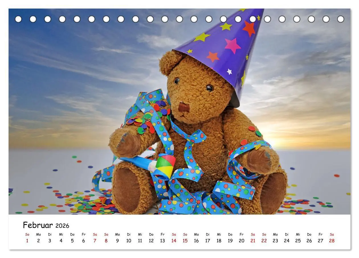 Bild: 9783457583869 | Allerliebste Teddybären (Tischkalender 2026 DIN A5 quer), CALVENDO...