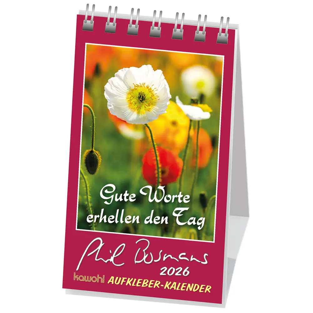 Cover: 9783754893869 | Gute Worte erhellen den Tag 2026 | Mini-Aufkleber-Kalender | Bosmans