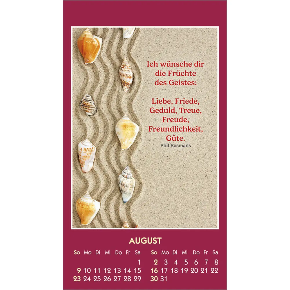 Bild: 9783754893869 | Gute Worte erhellen den Tag 2026 | Mini-Aufkleber-Kalender | Bosmans