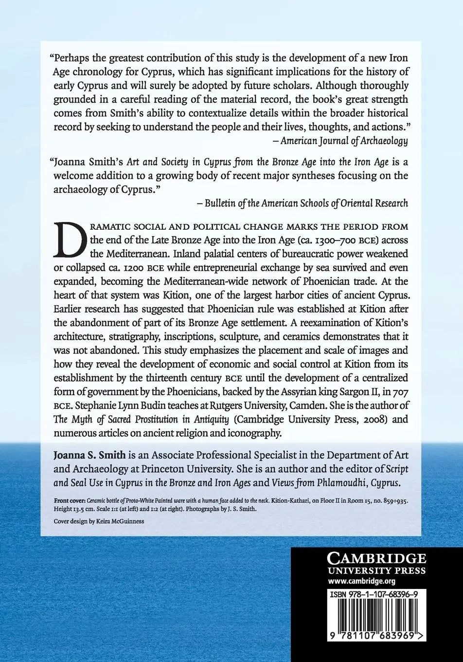 Rückseite: 9781107683969 | Art and Society in Cyprus from the Bronze Age into the Iron Age | Buch