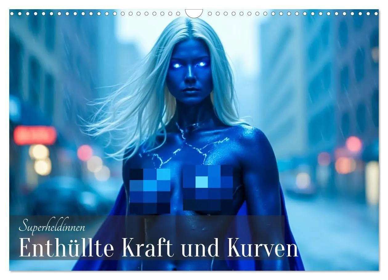 Cover: 9783516663969 | Superheldinnen - Enthüllte Kraft und Kurven (Wandkalender 2026 DIN...