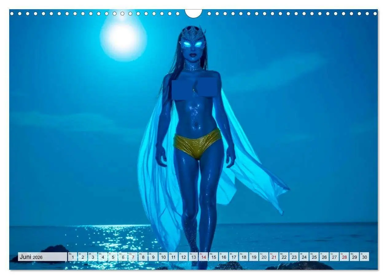 Bild: 9783516663969 | Superheldinnen - Enthüllte Kraft und Kurven (Wandkalender 2026 DIN...