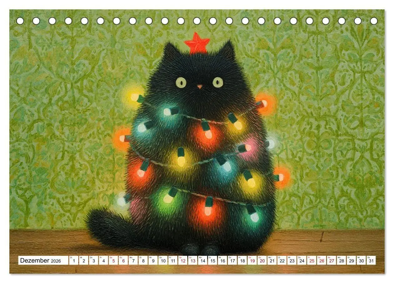 Bild: 9783516733969 | Gute Laune Katzen (Tischkalender 2026 DIN A5 quer), CALVENDO...