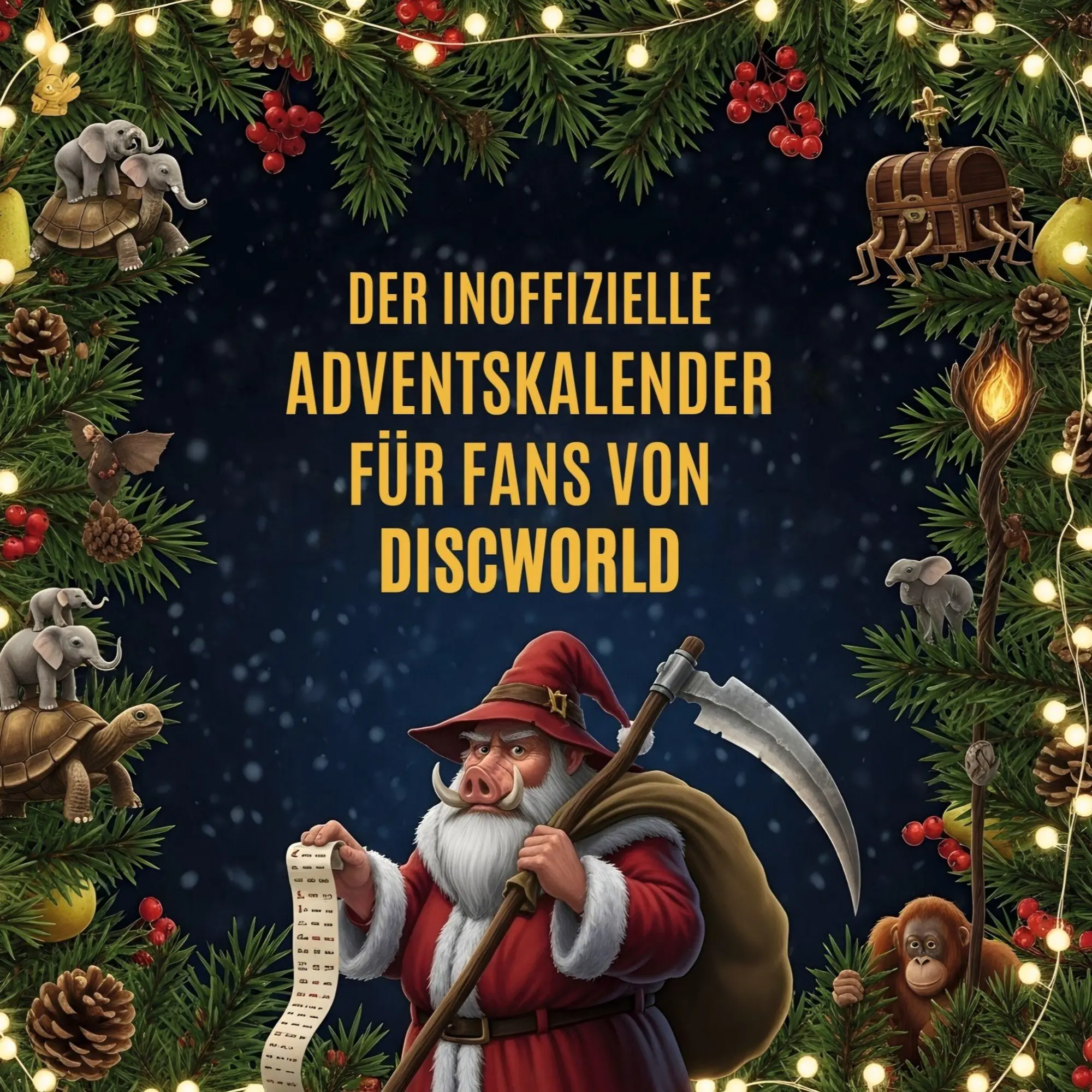 Cover: 9783695313969 | Der inoffizielle Adventskalender für Fans von Discworld | Max Hartmann