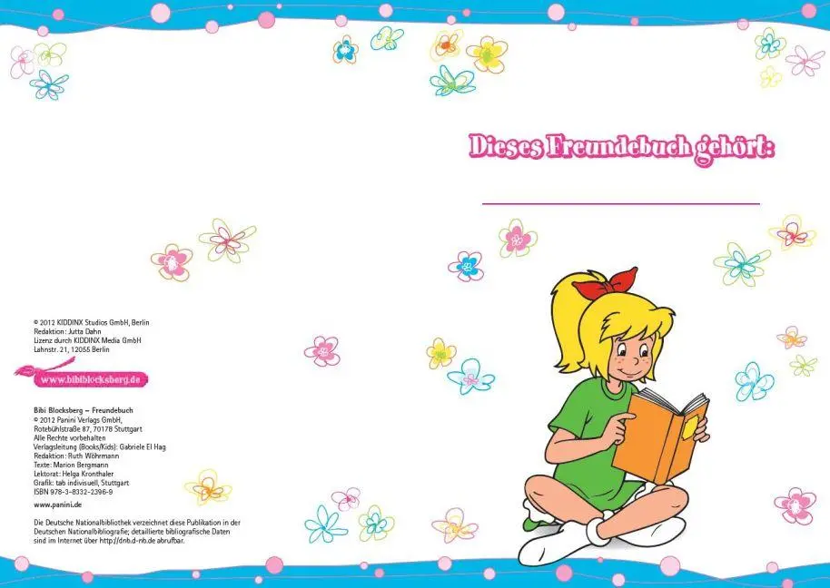 Bild: 9783833223969 | Bibi Blocksberg Freundebuch | Marion Bergmann | Buch | 72 S. | Deutsch