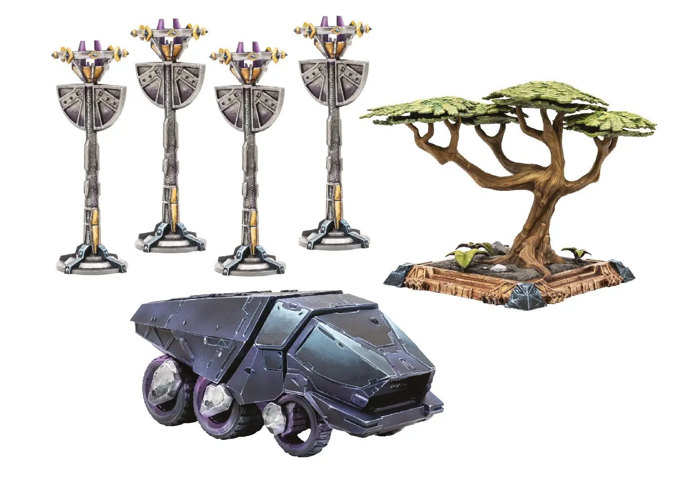 Bild: 841333124069 | Marvel: Crisis Protocol - Kingdom of Wakanda Terrain Pack...