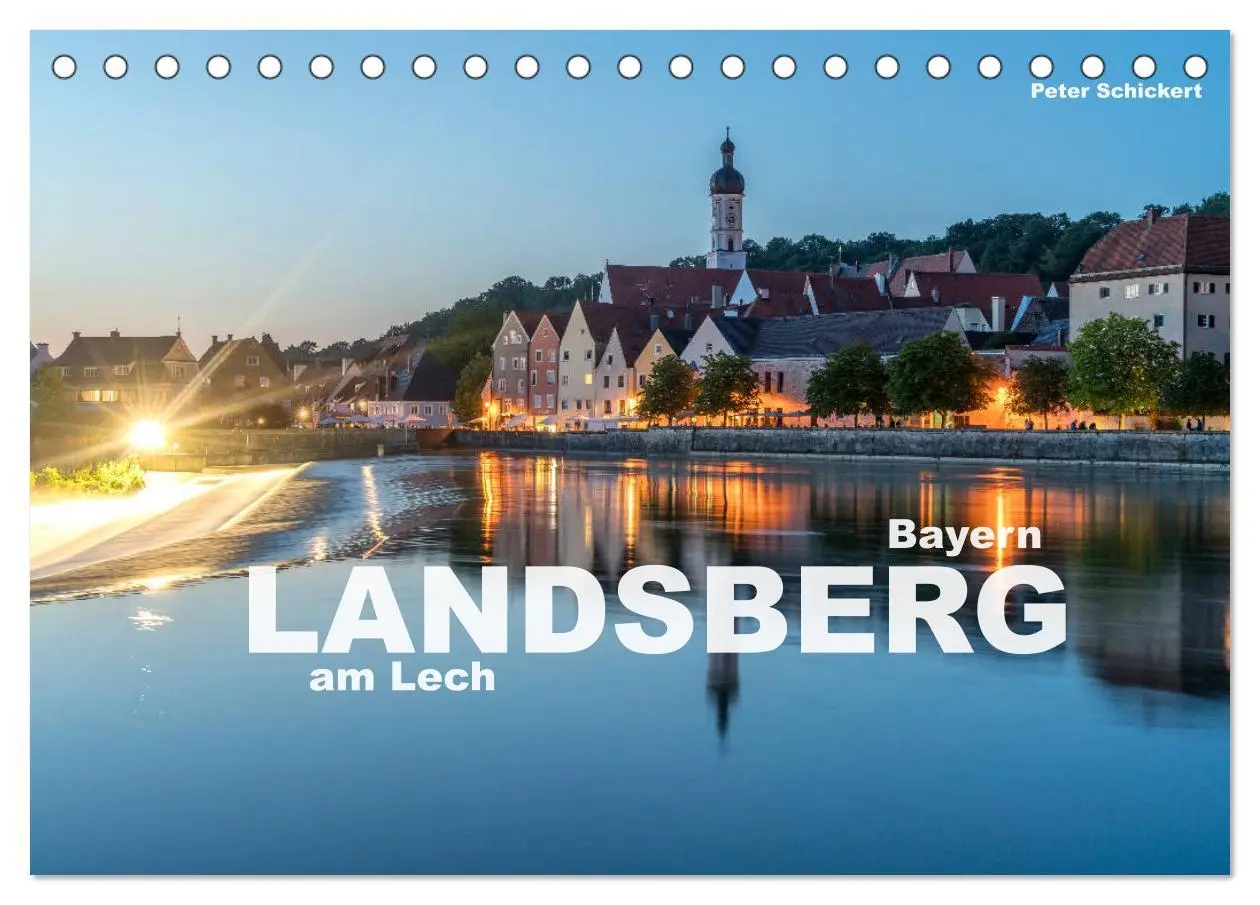 Cover: 9783457774069 | Landsberg am Lech (Tischkalender 2026 DIN A5 quer), CALVENDO...