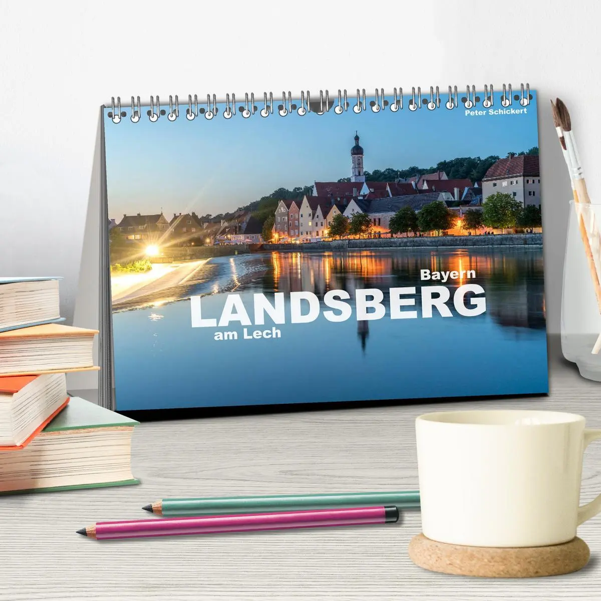 Bild: 9783457774069 | Landsberg am Lech (Tischkalender 2026 DIN A5 quer), CALVENDO...