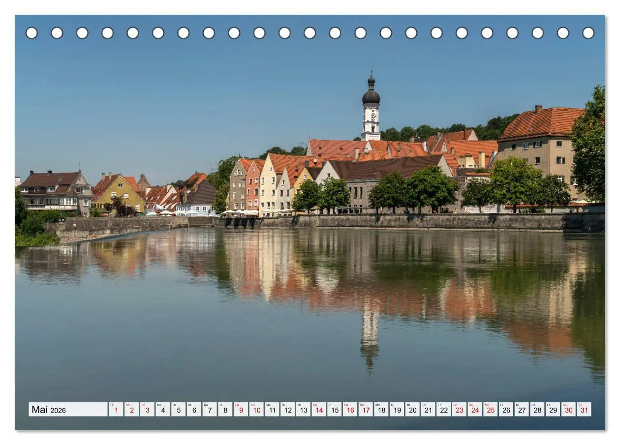 Bild: 9783457774069 | Landsberg am Lech (Tischkalender 2026 DIN A5 quer), CALVENDO...