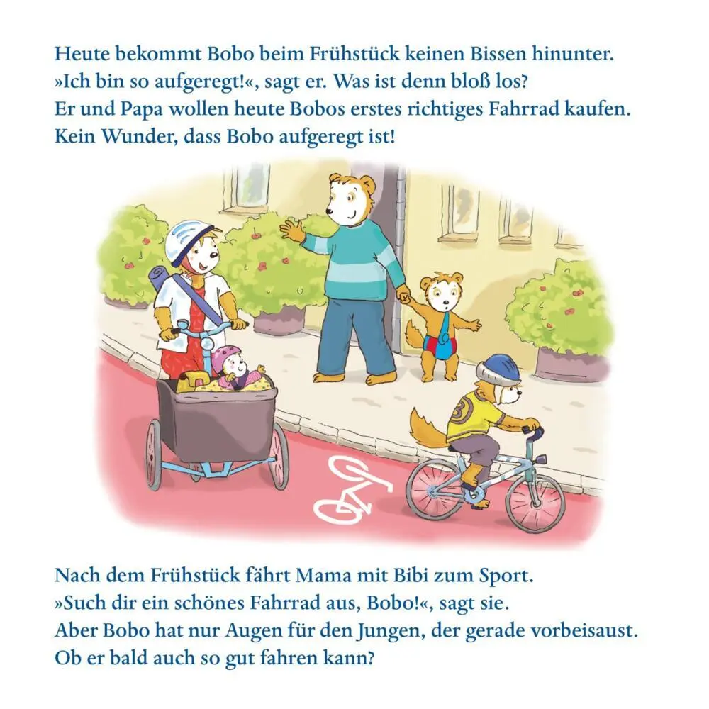 Bild: 9783551034069 | Maxi Pixi 486: Bobo Siebenschläfer kann schon Rad fahren | Osterwalder