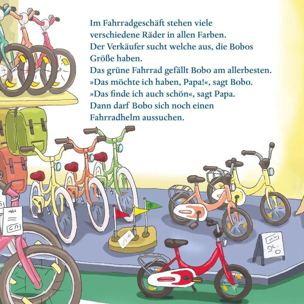 Bild: 9783551034069 | Maxi Pixi 486: Bobo Siebenschläfer kann schon Rad fahren | Osterwalder