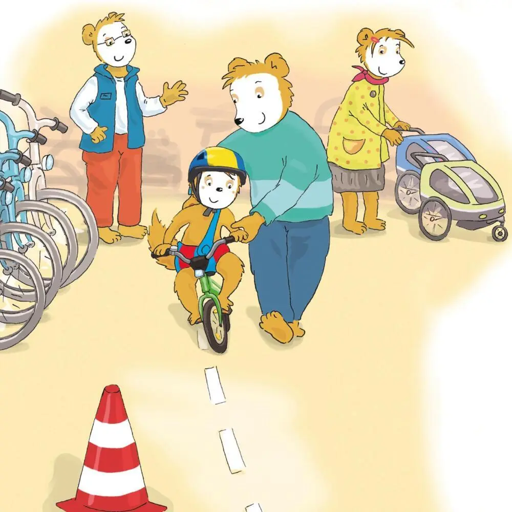 Bild: 9783551034069 | Maxi Pixi 486: Bobo Siebenschläfer kann schon Rad fahren | Osterwalder