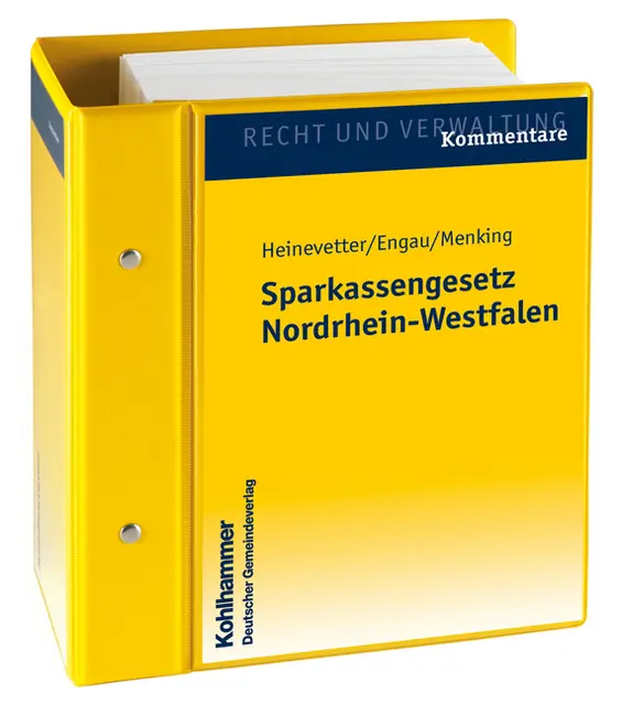 Cover: 9783555304069 | Sparkassengesetz Nordrhein-Westfalen | Engau | Loseblatt | 1626 S.