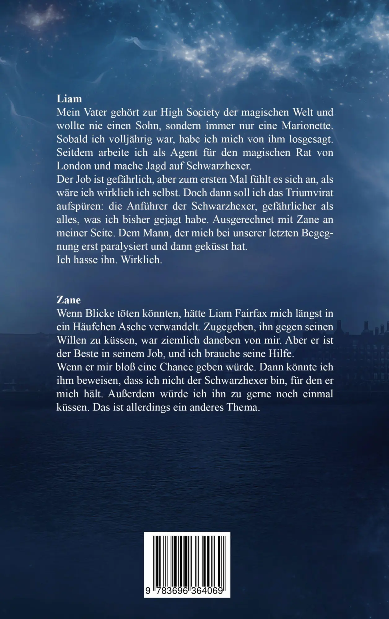 Rückseite: 9783696364069 | Liam &amp; Zane | Nachtstern | Michael Hamannt | Taschenbuch | 234 S.