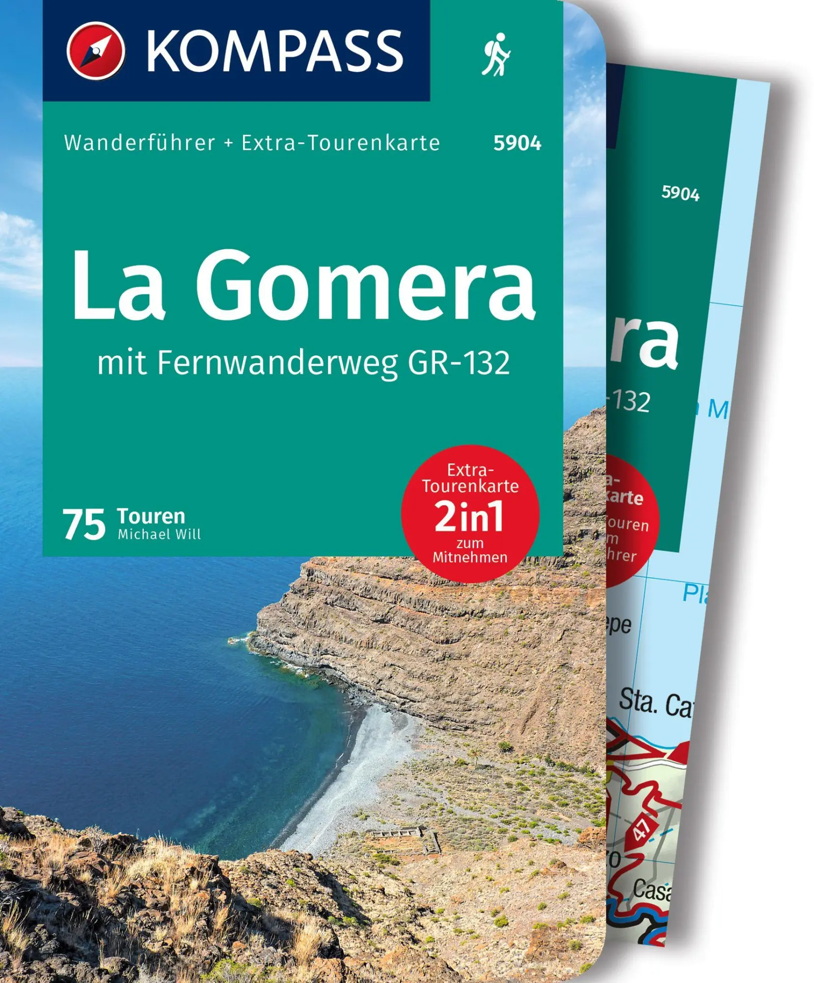 Cover: 9783991214069 | KOMPASS Wanderführer La Gomera, 75 Touren mit Extra-Tourenkarte | Will