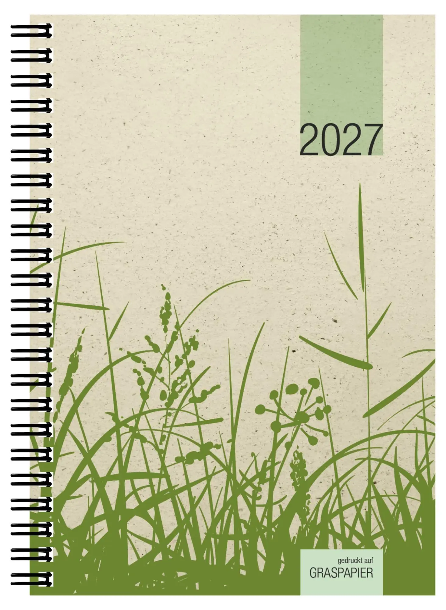 Cover: 4069095014169 | Wochenbuch 1W/2S Graspapier 2027 | Neumann Verlage GmbH &amp; Co KG | Buch