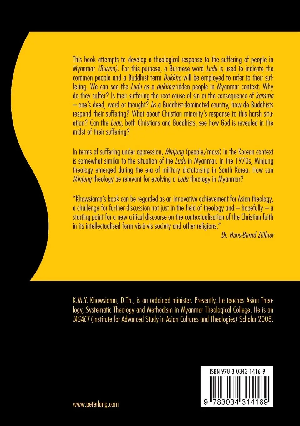 Rückseite: 9783034314169 | Towards a 'Ludu' Theology | Khin Maung Yee Khawsiama | Taschenbuch
